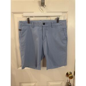 KJUS Men’s Baby Blue Ripstop Look Golf Bermuda Shorts sz 34 Regular Fit NWOT